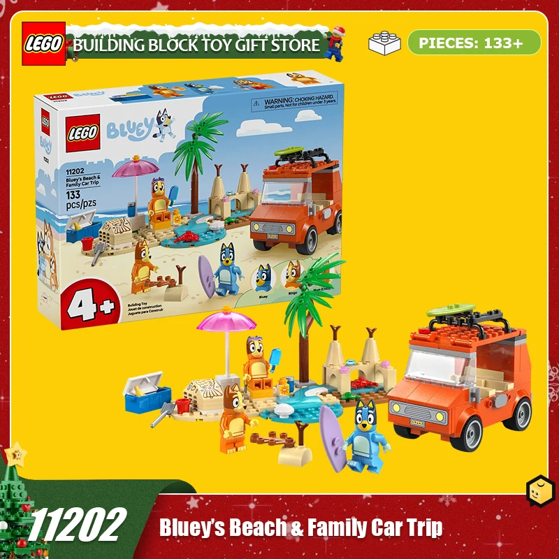 

LEGO Building Blocks Christmas Day Celebration 11202 Bruy's Beach Bike Tour Set Children's Toys Christmas Gift