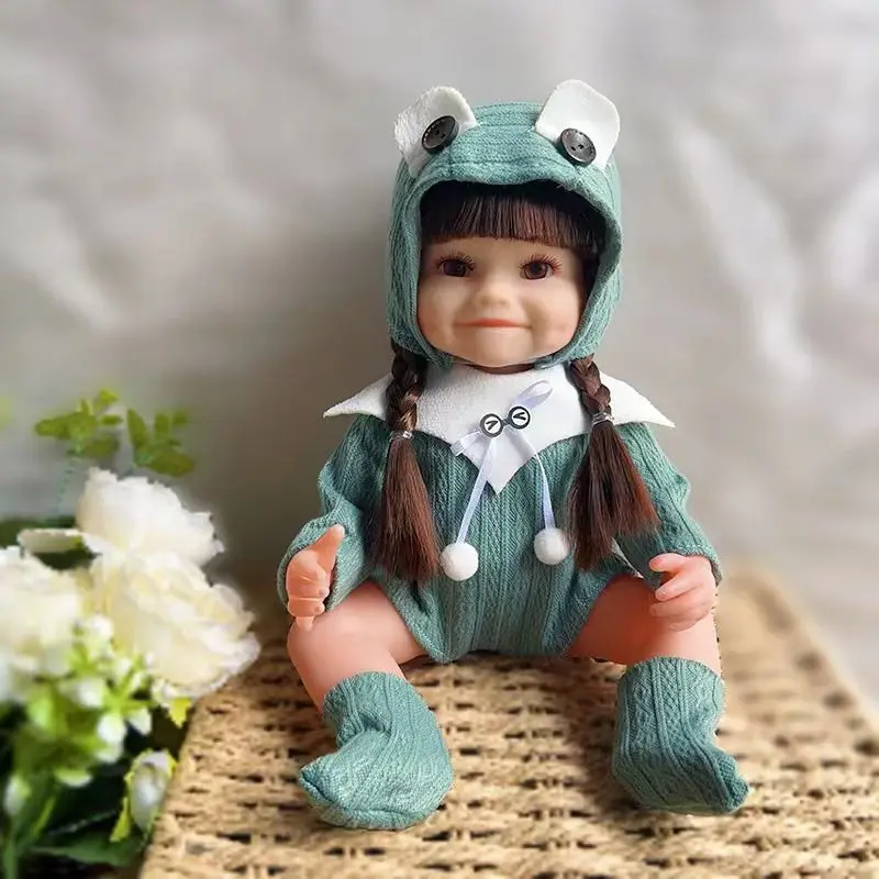 12in/30cm 실물 같은 다시 태어난 인형 현실적인 전체 실리콘 아기 비비 비닐 신생아 소녀 인형 공주 유아 장난감 어린이를위한 선물