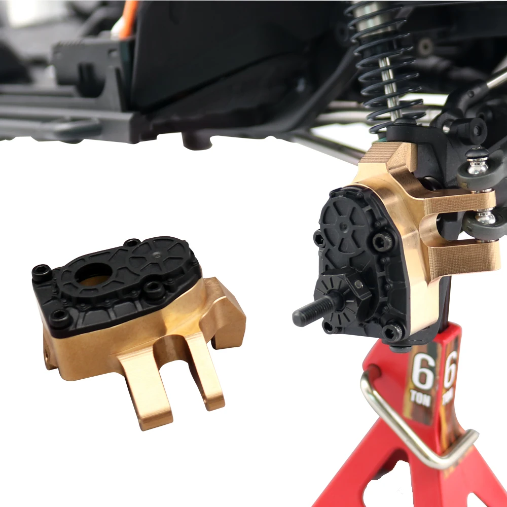 Brass Mount Portal Axle Steering Knuckles Housing Counter Weights for 1/10 RC Crawler Axial Capra 1.9 UTB SCX10 III AXI03006