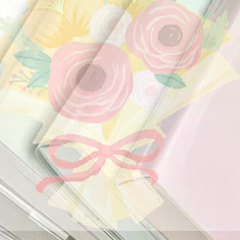 Macaron Thickened Notebook 400 Pages Large Capacity Transparent Plastic Cover Notebook Student Office Writing Journal