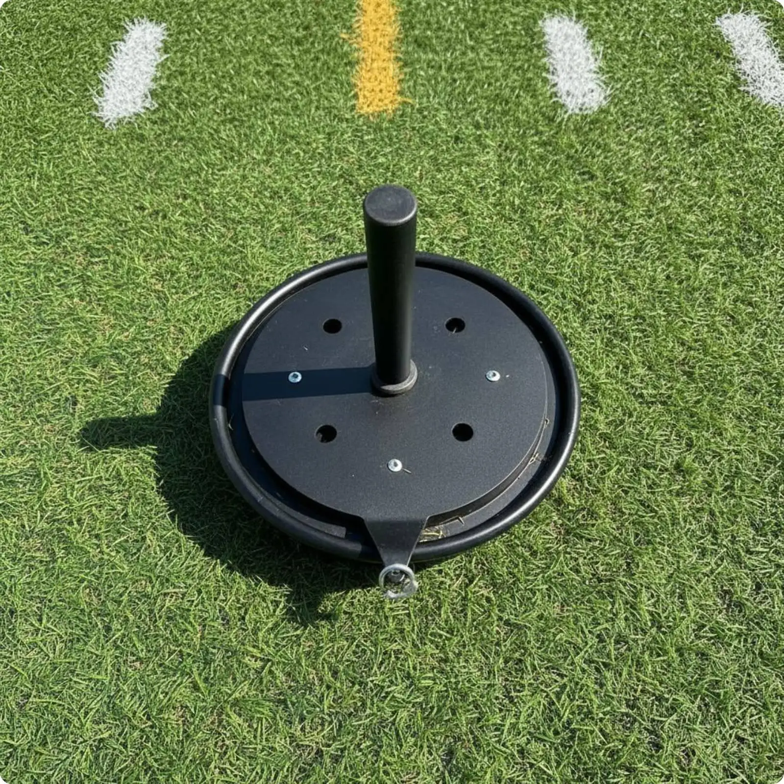 Training Sled Belt Smooth Load Placement Upright Post Round Sled for Lower Body Power Training for Athletes
