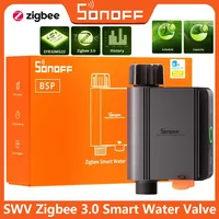 SONOFF SWV Zigbee 3.0 Smart Water Valve IP55  Irrigation System Setting Controller Home Automate Compatible with Alexa Google