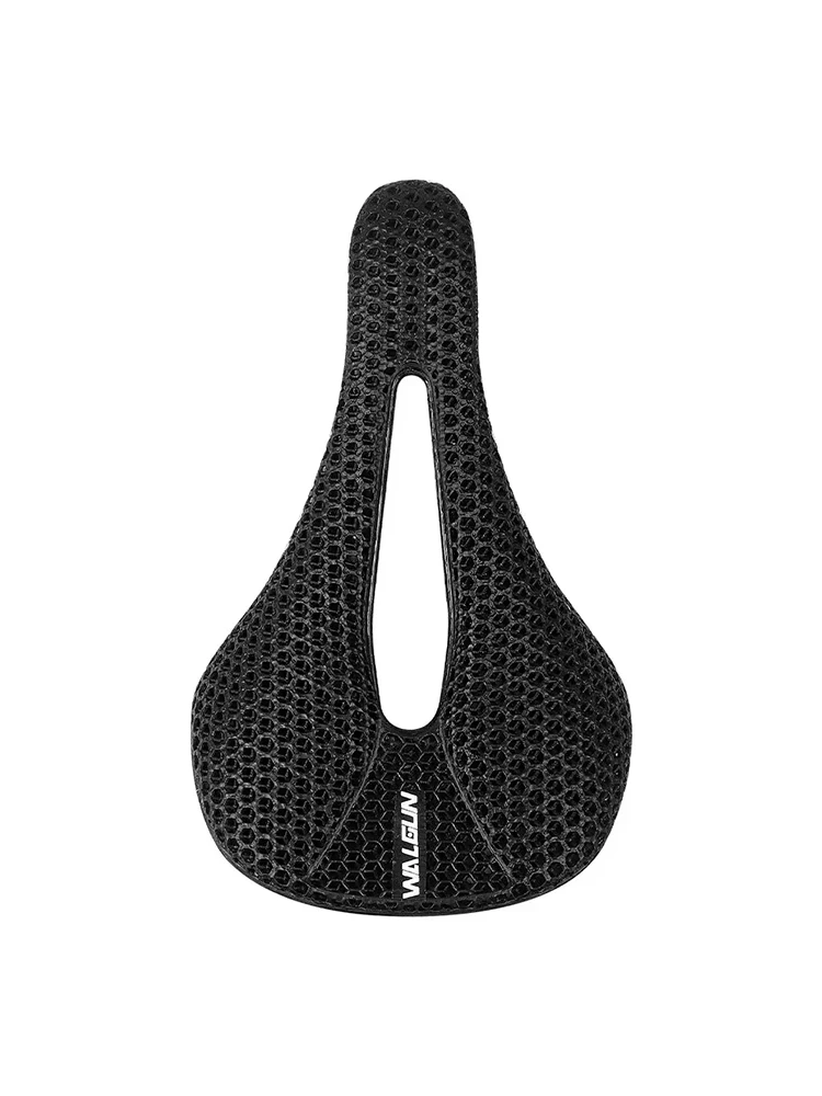 AliExpress WALGUN Carbon 3D Printed Bicycle Saddle Ultralight Bike Saddle Super Light Road MTB Racing Saddles Bicycle Seat Cushion Cycling Parts