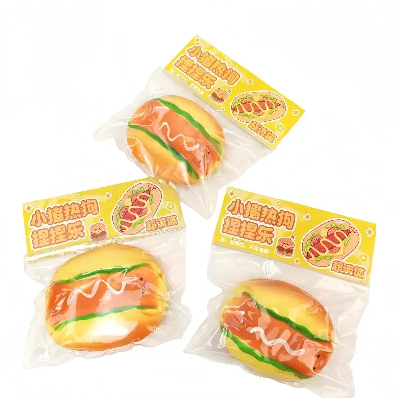 Realistic Bread Fluid Toast Fidget Toy Slow Rising  1 PCS Soft Stress Relief Gift for ADHD Teens Home Office Play