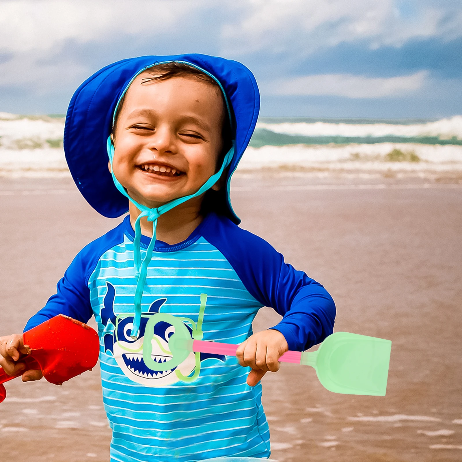 10 Buah Sekop Anak-anak Mainan Pantai Sekop Pasir Anak Mainan Plastik Menggali