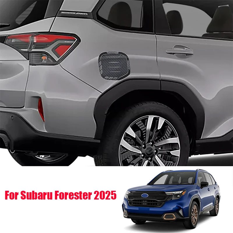 

Для Subaru Forester 2025 Защитная крышка внешней крышки топливного бака из АБС-материала с рисунком из углеродного волокна
