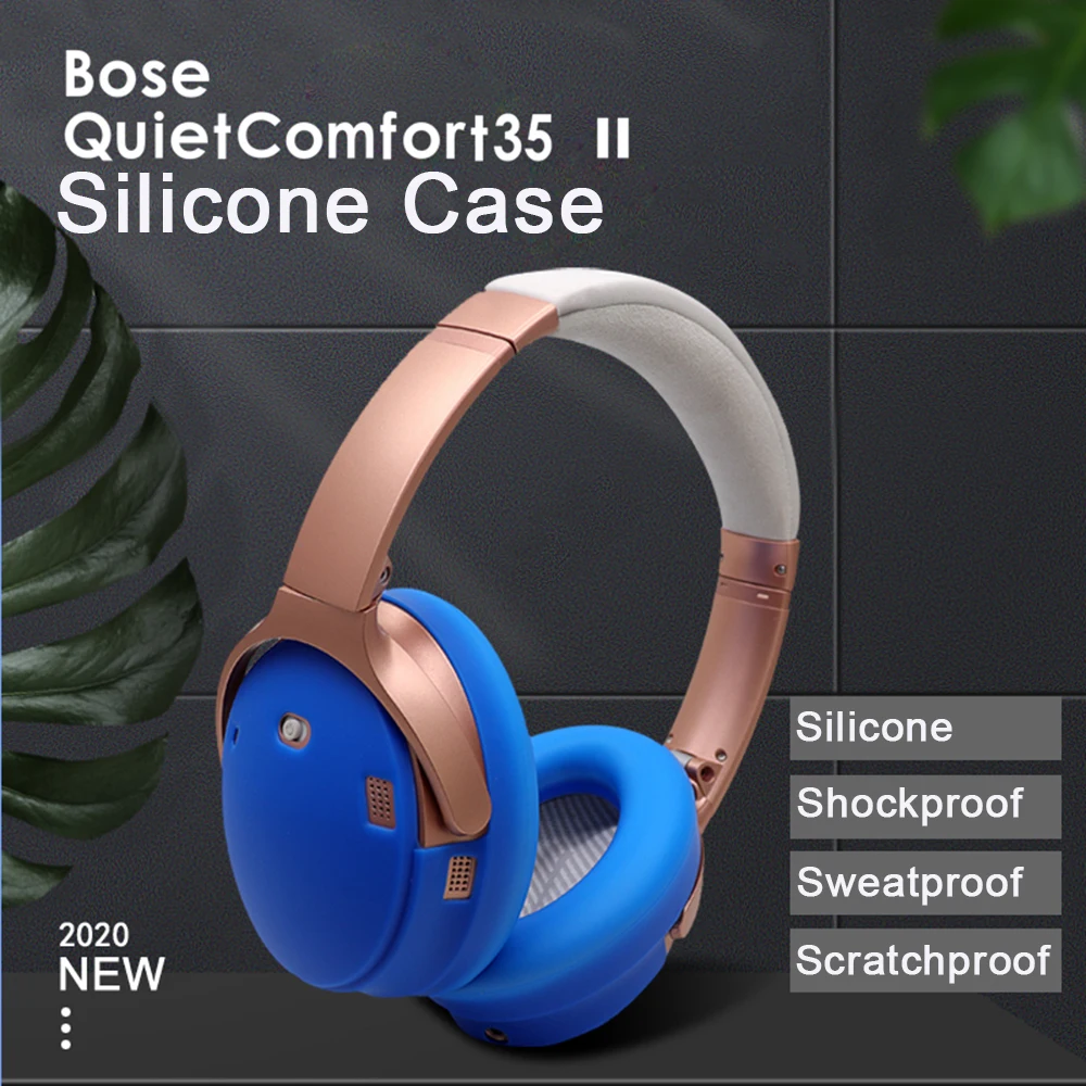 Защитный силиконовый чехол для наушников Bose QuietComfort 35 QC35 I II