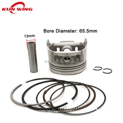 Motorcycle 65.5 mm Piston 13 mm Pin Ring Set For TYAN TY223 TY 223 223cc 250cc Bosuer CQR Dirt Bike Off-road