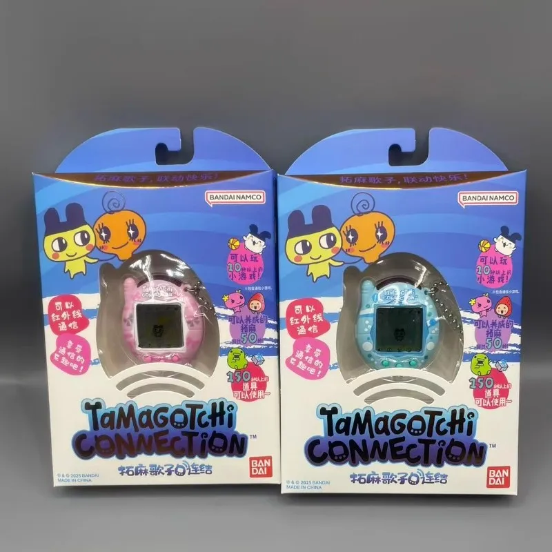 Nowy Bandai Tamagotchi V3 Komunikujący się Online Zwierzak Elektroniczny Nowa Edycja Wykwintny Łuk Niebieska Bąbelka Dostępny od Ręki