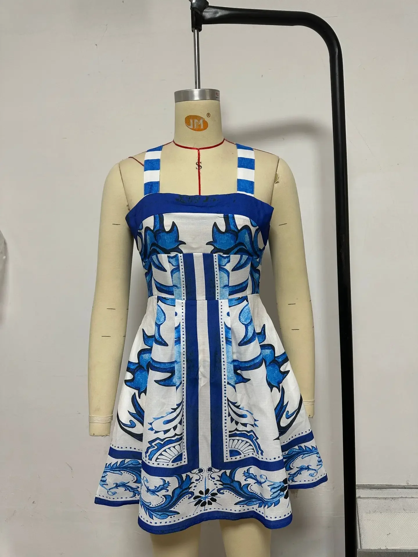 CPSYMYM femmes Sexy jarretelle imprimé robe courte été nouvelle femme dos nu décontracté Boho plage vacances robe