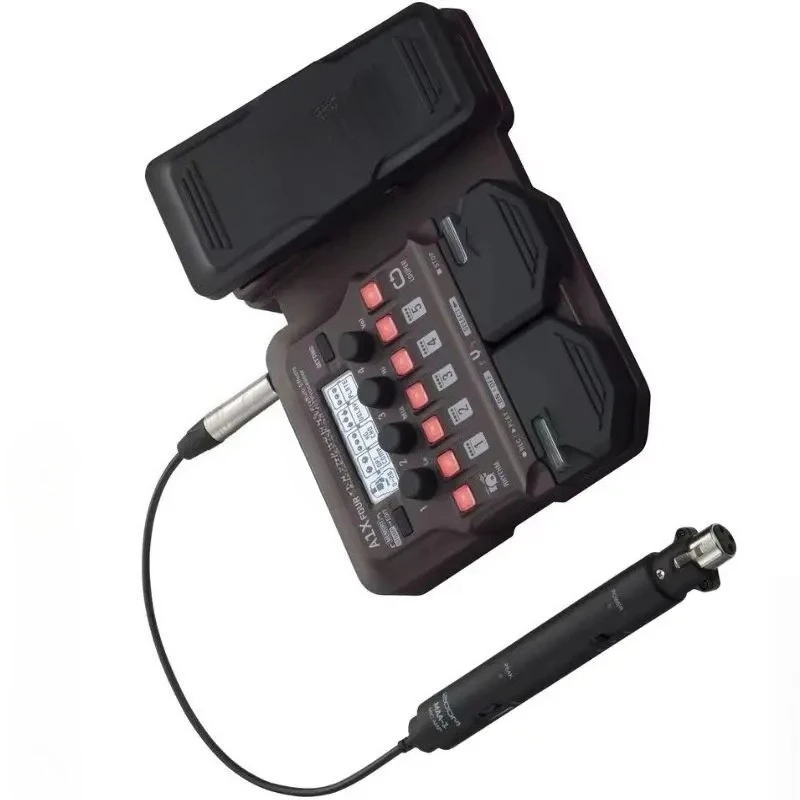 A1X FOUR Acoustic Instrument Multi-Effects Processor with Expression Pedal,Rhythm Section,For Guitar,Saxophone,Violin