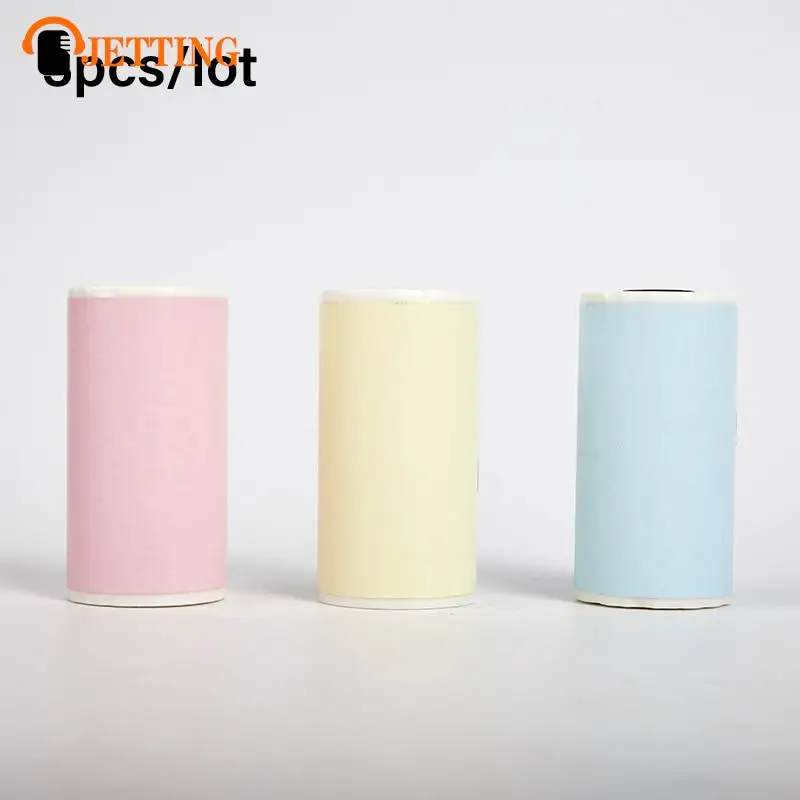 3pcs Mini Photo Printer Printable Sticker Paper Roll Self-Adhesive Thermal Paper 5.6*3.0*3.0cm For PeriPage Thermal Printer