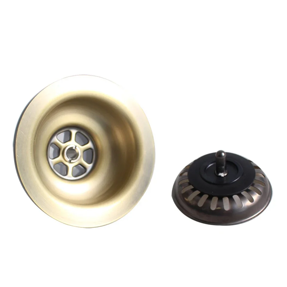 シンク開口部用の適応可能なアクセサリー,取り付けが簡単,キッチンバスケットストレーナー,発射直径mm