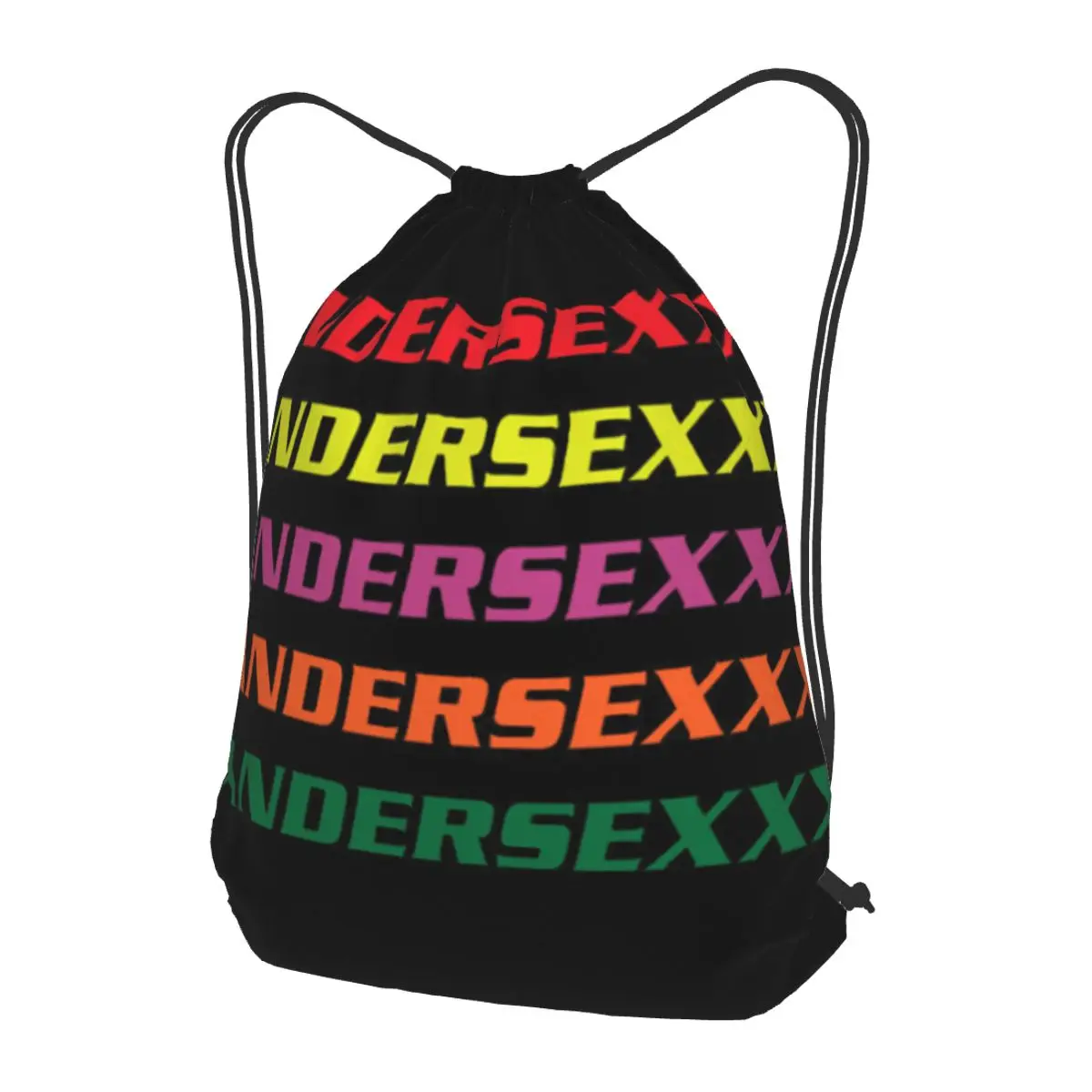Amsterdam Club Vandersexxx Backpacks Multi-function Drawstring Bundle Pocket Sports Bag Book Bags for Travel Students