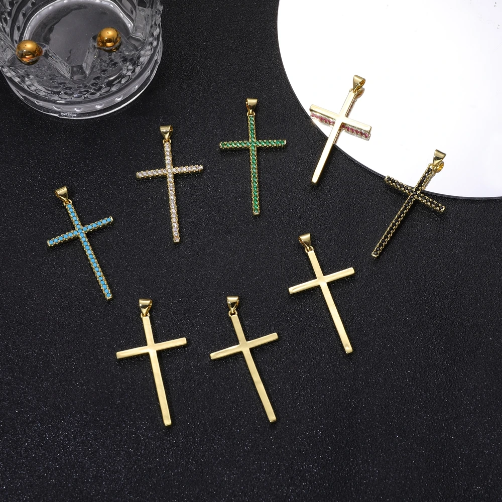 Juya 18 Karat echt vergoldeter religiöser Rosenkranz, christlich-katholisches Kreuz, Anhänger, Schmuckherstellung, Zubehör, Kunsthandwerk, böser Blick, Charms – Detail 29