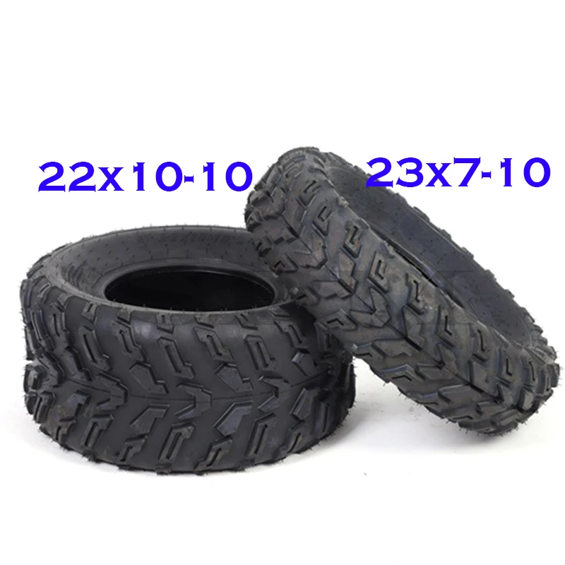 High Quality 10 Inch vacuum Tyre 23X7-10 22X10-10 Tubeless Tire for ATV Buggy Go Kart UTV Quad Bike Off Road Tires Accessories