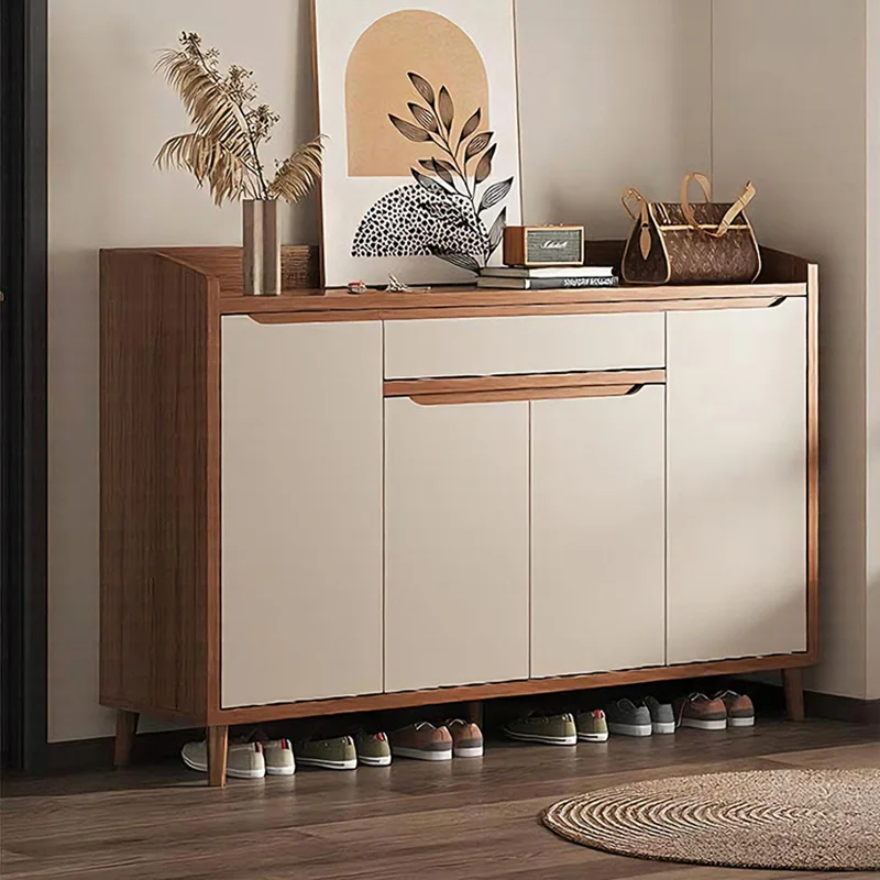 

Indoor Corridor Shoe Cabinet Home Entrance Popular Minimalist Shoe Rack Multipurpose Storage Zapatero Mueble Entrance Furniture