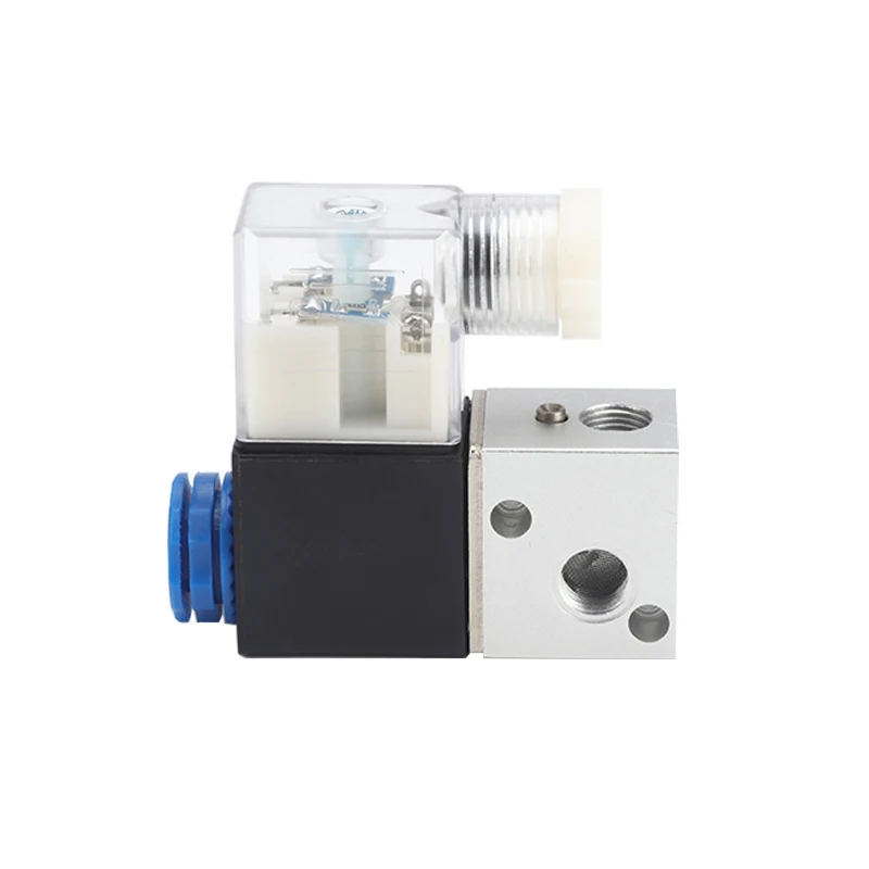 3V1-M5 3V1-06 AC110V AC220V DC12V 24V 3 Port 2 Position 3/2 Way NC Direct Acting Normally Closed Pneumatic Air Solenoid Valve