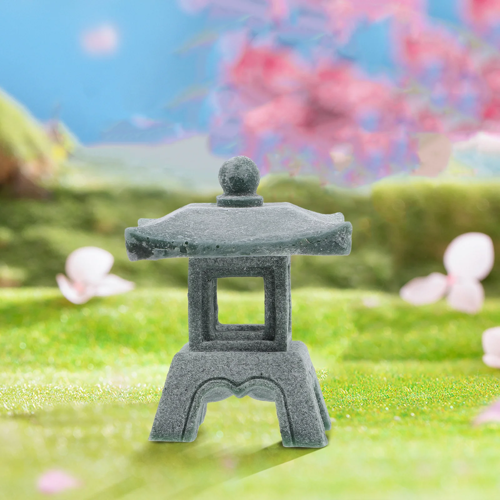 

Mini Pavilion Small Garden Decor For Micro Mini Garden Ornaments Landscape Bonsai Yard Fish Tank Sand Table Desktop Ornament