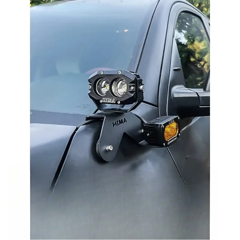 

Car net led searchlight light front bar modified A-pillar off-road vehicle spotlight rectangular roof car