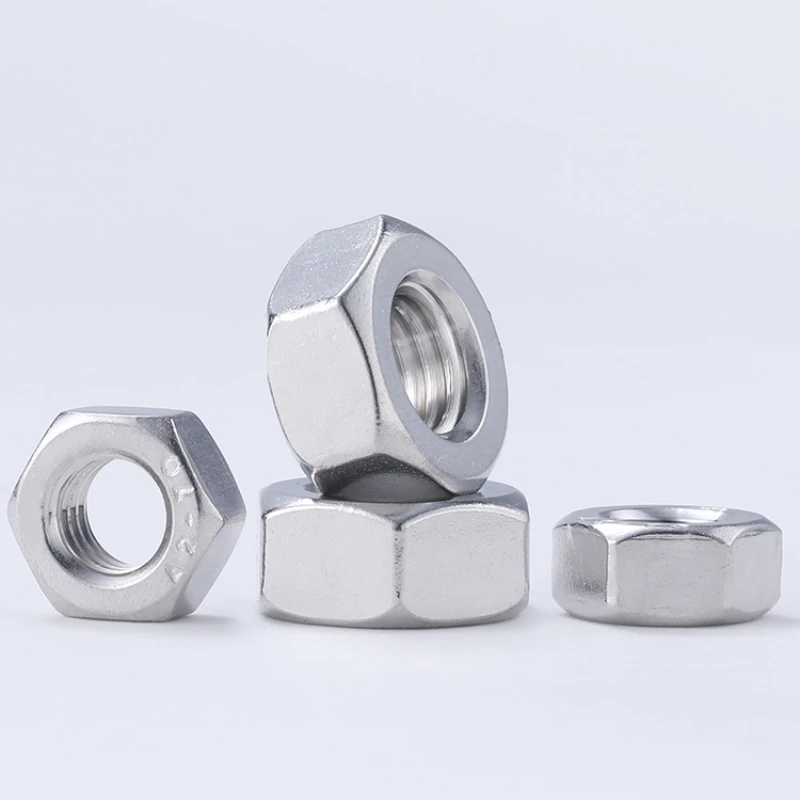 10/52/1pcs 304 Stainless Steel A2 UNF US Coarse Fine Thread Hex Hexagon Nut Hexagon Full Nuts4#、6#、8#、1/4、5/16、3/8、7/16、9