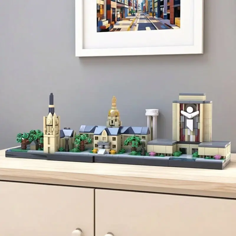 MOC Kreative Bausteine Paris Stadt Straßenansicht Architektur Haus Heilige Mutter Skyline Modell Kinder Puzzle Spielzeug Geburtstagsgeschenk – Detail 1