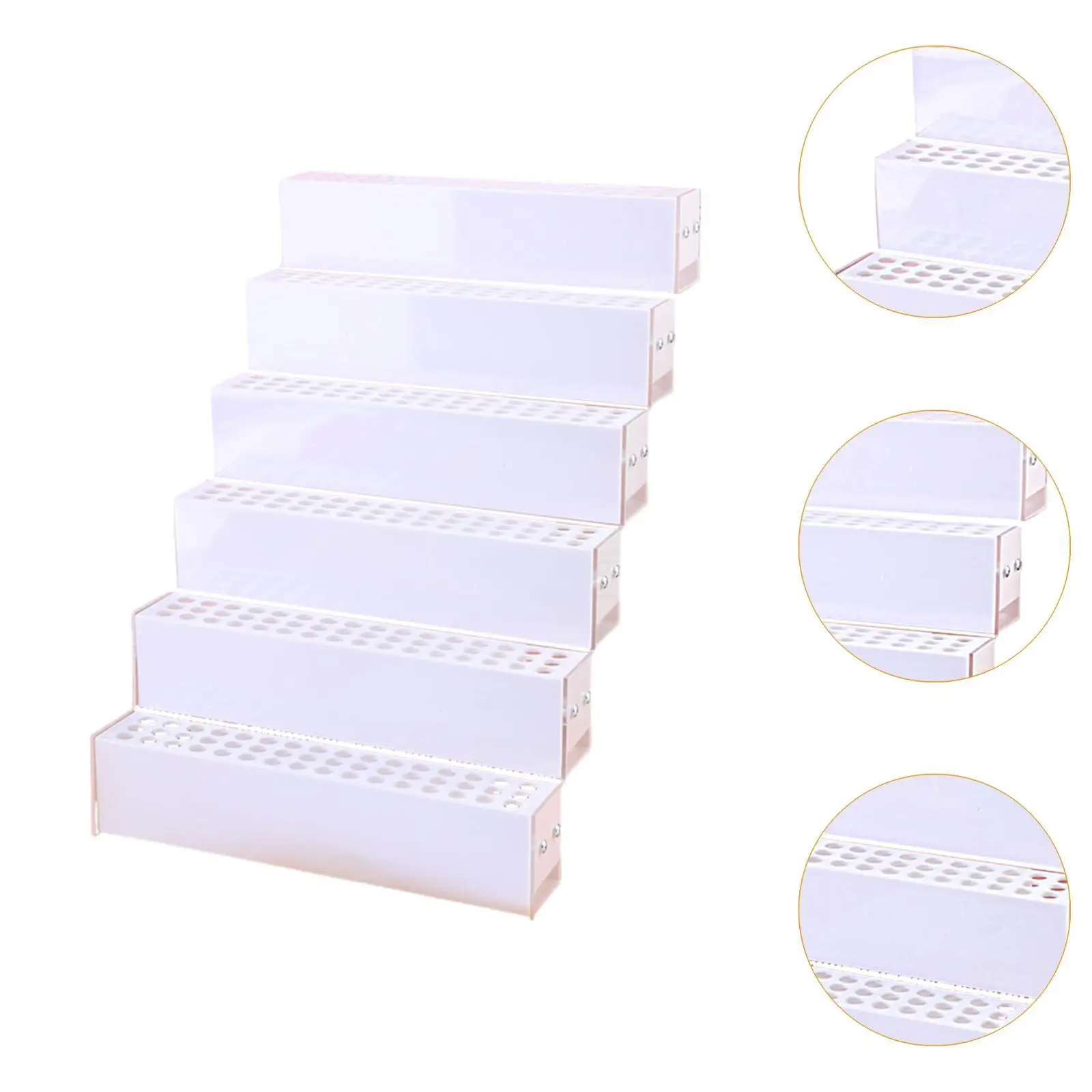 Pen Display Stand Multi Slots Stable Makeup Brush Organizer Rack for Dressing Table Workspace Colored Pencils Parties Wedding