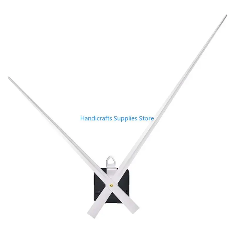 R1WA Strong Drive Clock Parts with Long Hands, Wall Clock Mechanism Set for DIY Assembly and Repair Project Support