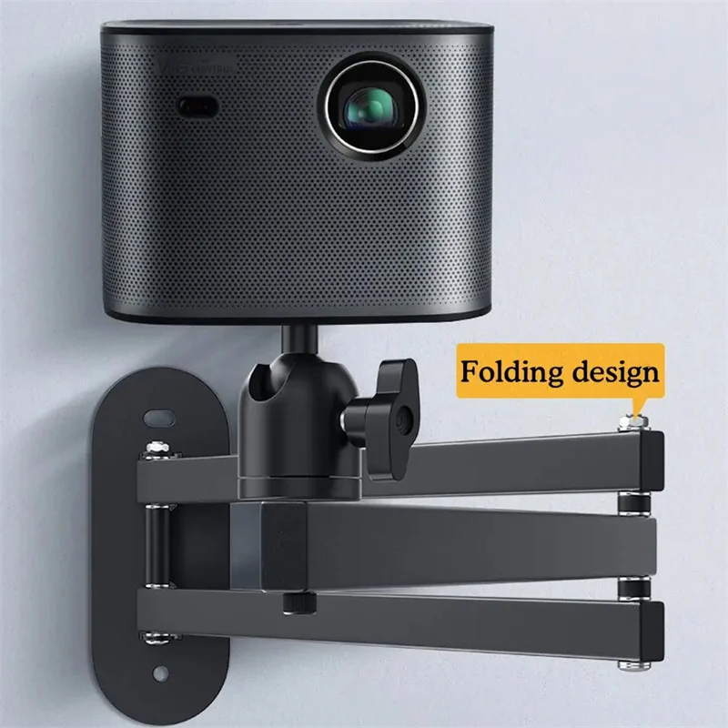 Projector Wall Mount Bracket Retractable Multifunctional Durable Devices Foldable Mount for Xgimi Jmgo Home Bedside Hotel Office