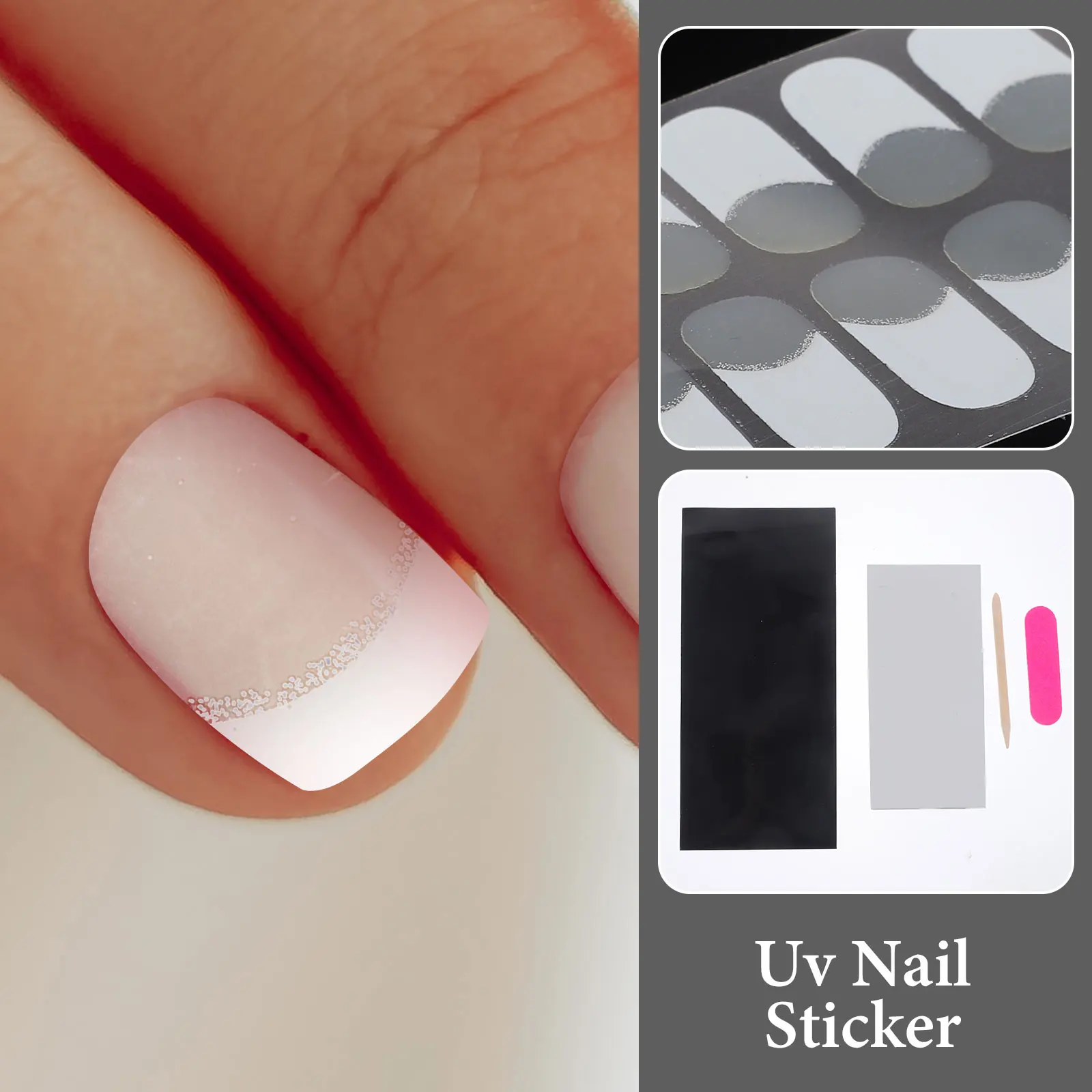 

Гелевые полоски с полным покрытием, наклейки для ногтей для женщин, долговечные водонепроницаемые модные маникюрные клейкие наклейки для дизайна ногтей из смолы для домашних животных