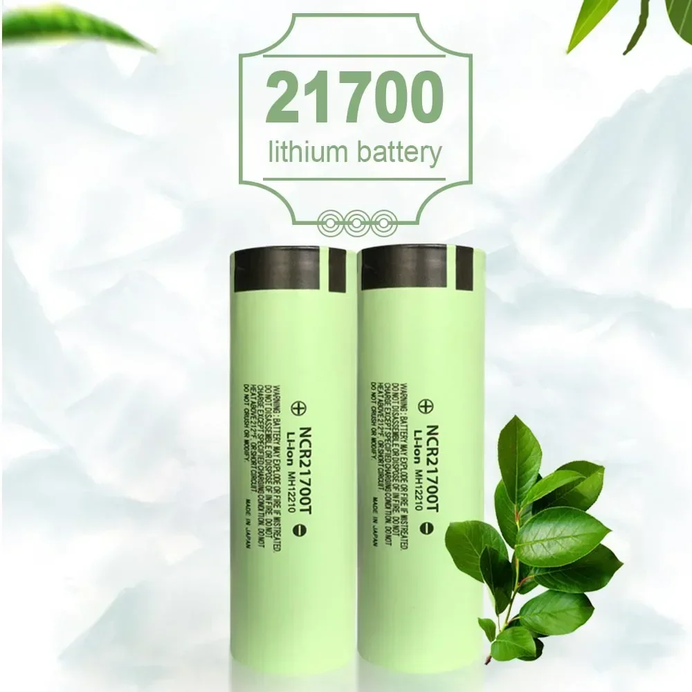 Original 21700 Battery 4800mAh NCR21700 48T 3.7v Lithium Rechargeable Batteries High Capacity for Flashlight Toys HD Cell