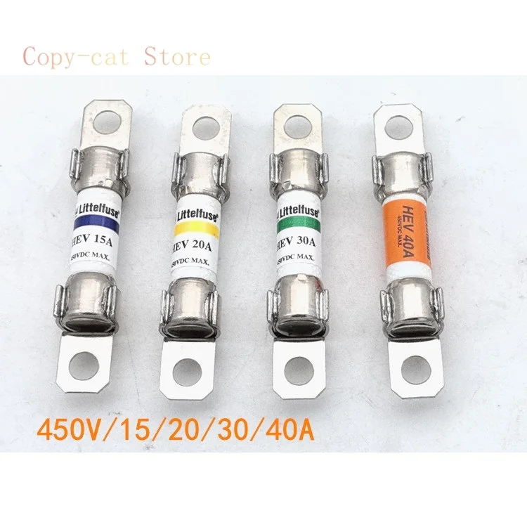 

10PCS Original New HEV Fuse 10A 15A 20A 30A 40A 450VDC Max