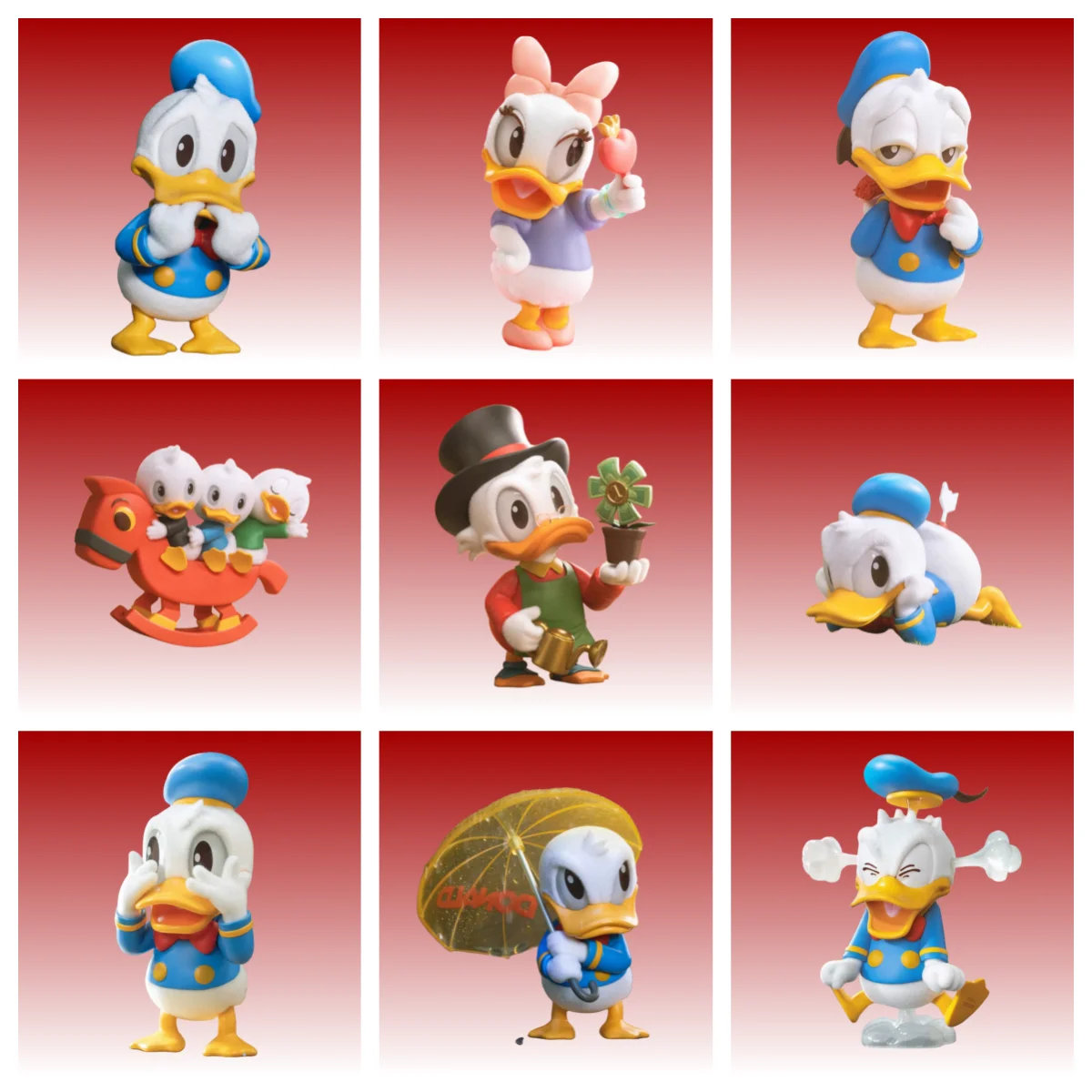 

Donald Duck Club Blind Box Set Trendy Figure Cute Desktop Ornament Girls Kawaii Cute Cartoon for Kids Birthday Toys Gift