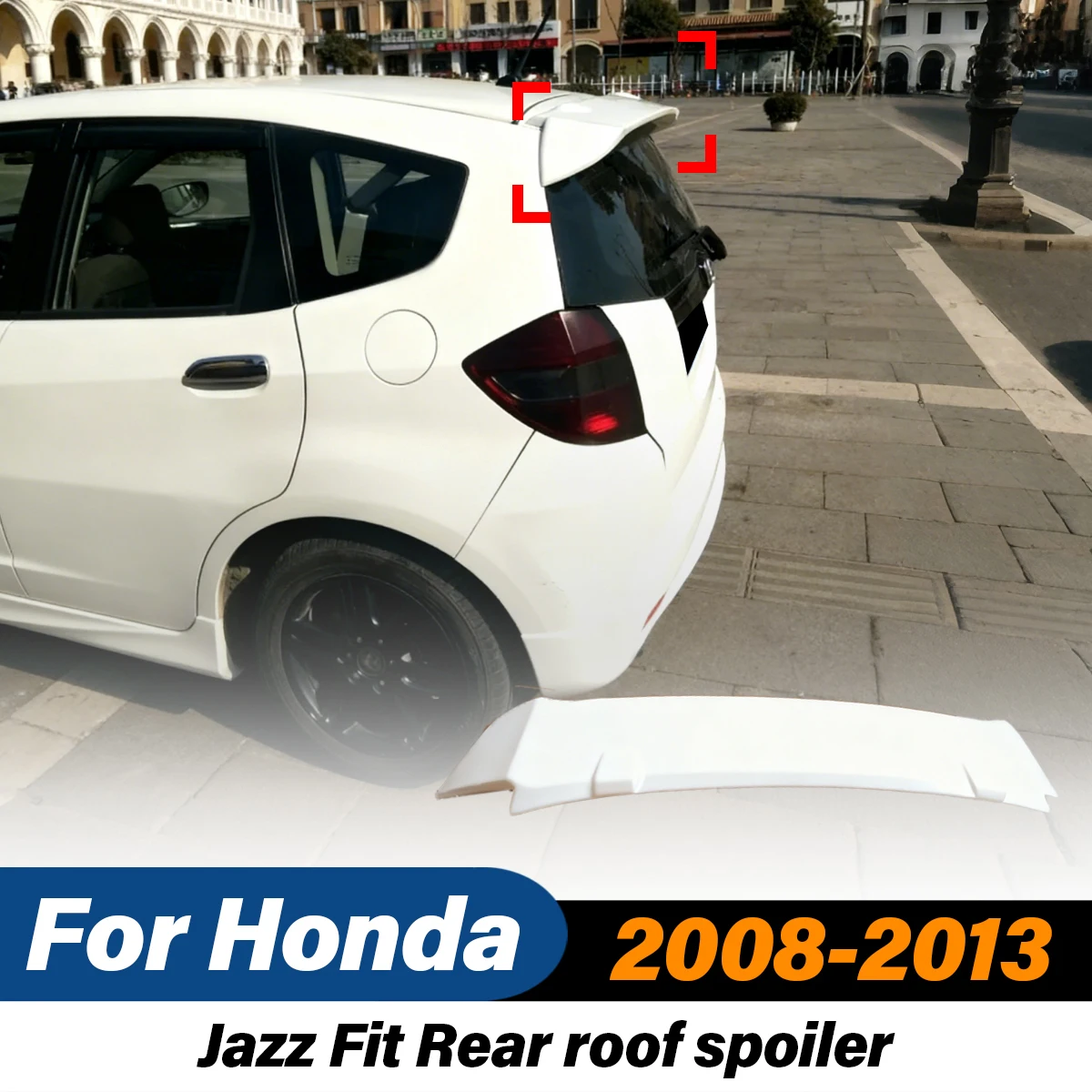 

Для Honda Jazz Fit 2008-2013: спойлер на задний багажник, спортивный диффузор из АБС-пластика, комплект для тюнинга кузова