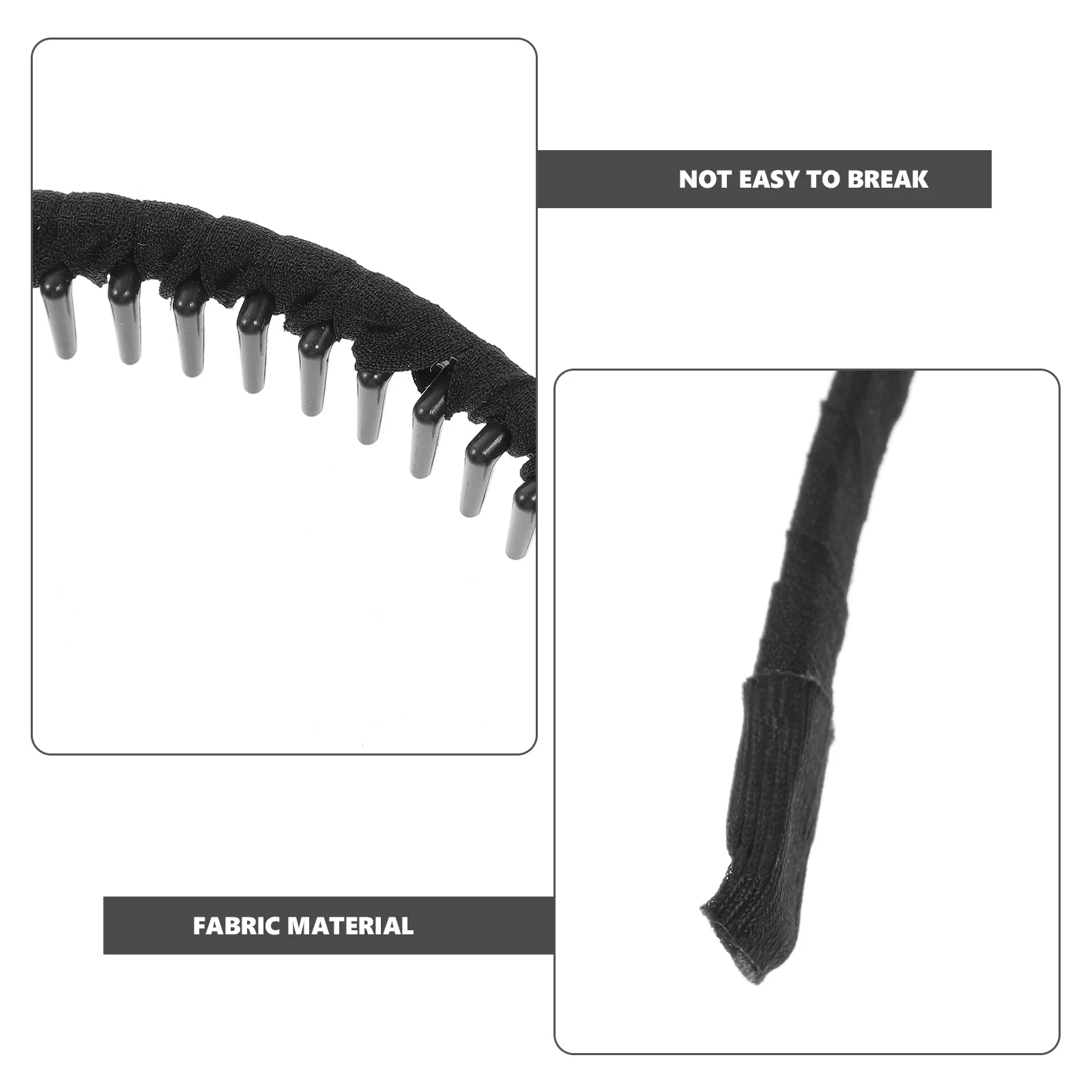 

6 шт., прочная повязка для волос с зубцами, удобная одежда, один размер, подходит для большинства элегантных дизайнов, подарок для женщин и девочек, отлично подходит для особых случаев