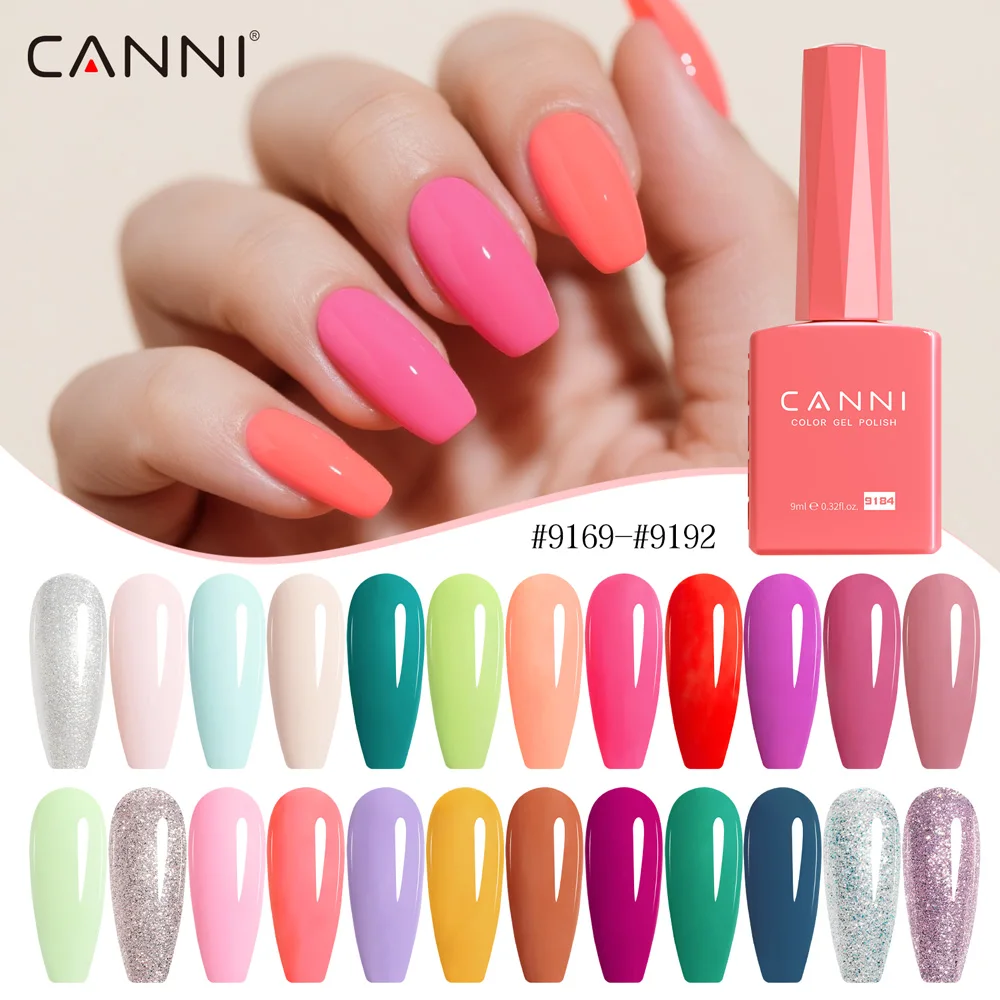 CC8 CANNI 9ml Gel-Nagellack TPO/HEMA-FREI Frühlings-Nägel Leuchtende Farben Volle Deckkraft Abziehbarer UV-LED Semi-Permanent-Gel – Detail 15
