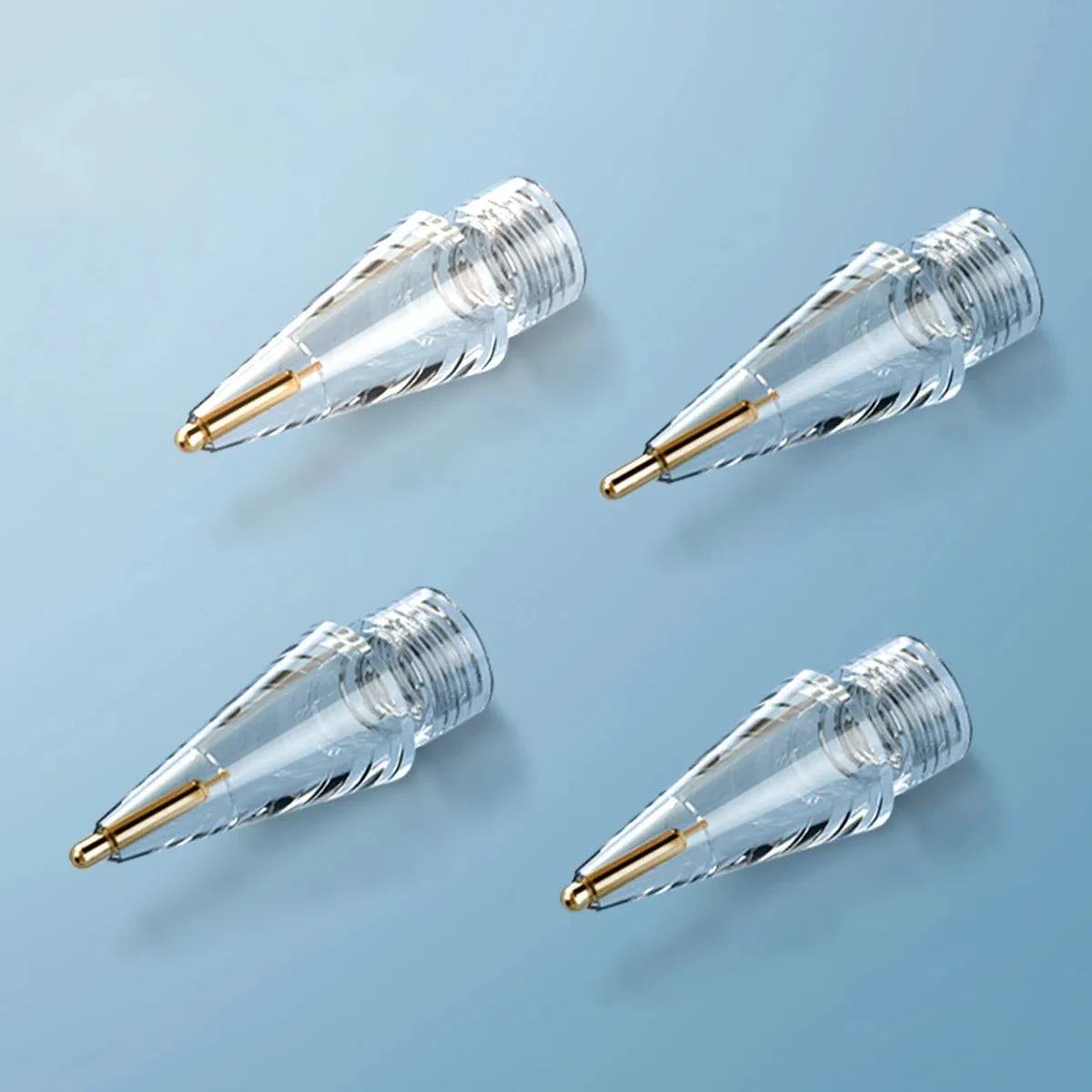 Transparent Pencil Tips for Apple Pencil 1/2 Generation iPencil Nibs for iPad Pro Pencil 2/1 Gen Replacement Tips Spare