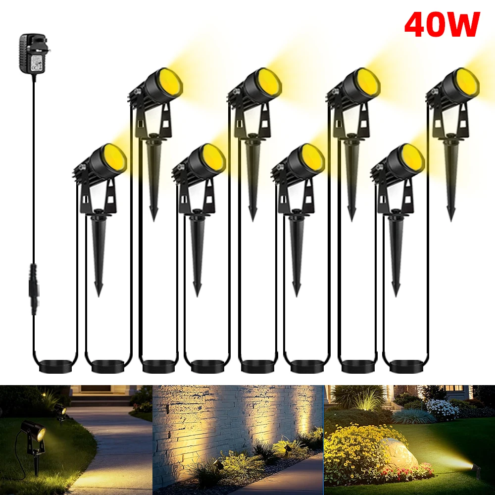 Aluminum Casing WarmWhite Landscape Light 24V Voltage LED Landscape Lighting Spot Waterproof Outdoor Lamp For Garden Path Yard