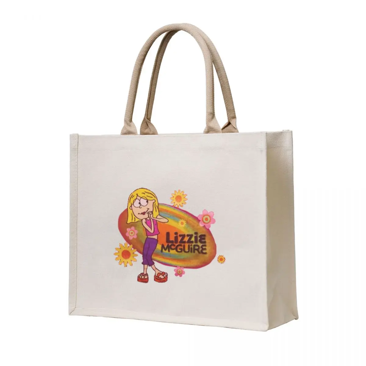 

vintage Lizzie McGuire Tote Bag university shopper bag tote bags men custom bags personalized tote bag
