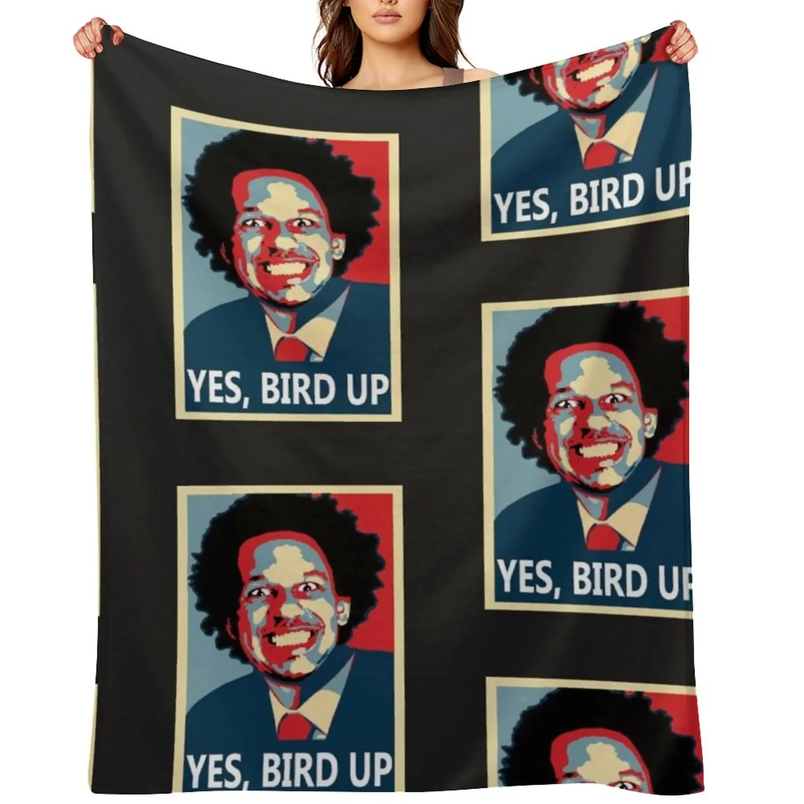 Eric André - Bird Up Edition! Throw Blanket blankets ands Luxury Thicken Soft Sleeping Bag warm for winter Giant Sofa Blankets