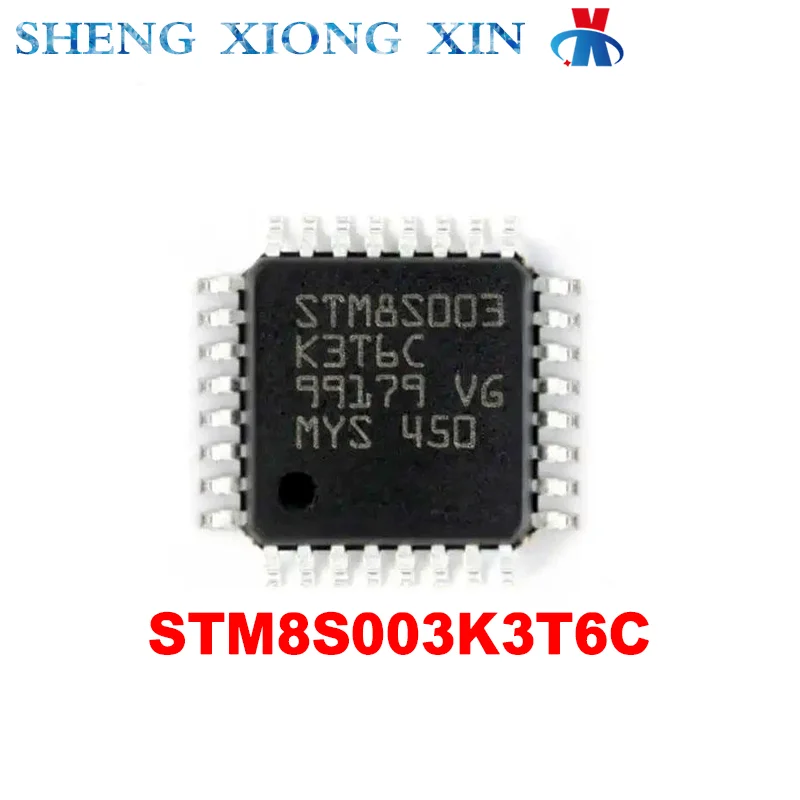 5pcs/Lot STM8S003K3T6C STM8S103K3T6C STM8S903K3T6C STM32F031K6T6 LQFP-32 8-bit Microcontroller -MCU STM8S003 STM8S103 STM8S903