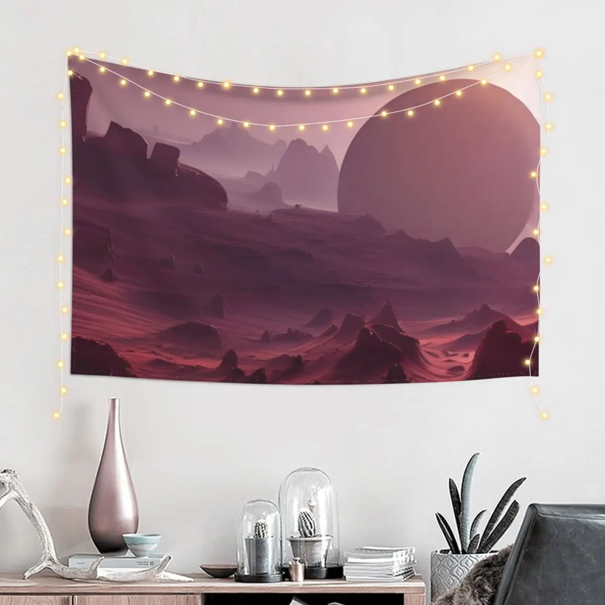 

Space Desert Moon Planet Tapestry Home Decorators Wall Hanging Wall Bedrooms Decorations Tapestry