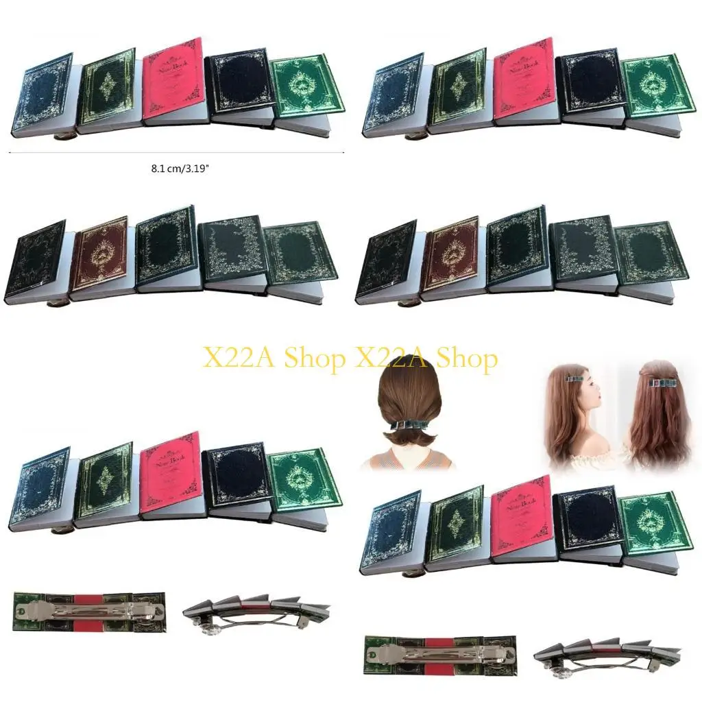 

Уникальные классические древние книги формируют шпильку для волос, волосы, хвост, шпилька для девочки