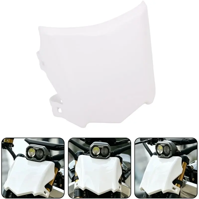 For Surron Light Bee S X Talaria Sting Motorcycle Front Number Plate White Fairing Cover Easy Install For Motocross Parts