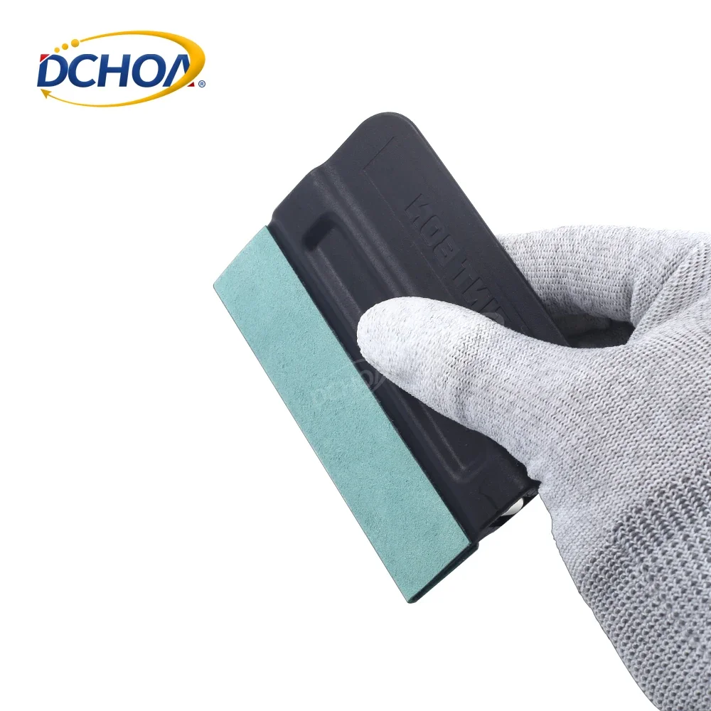 2PCS Carbon Fiber Film Magnetic Pro-tint Vinyl Felt Squeegee with Scratch-free Suede Edge Vinyl Wrap Tint Film Application Tool