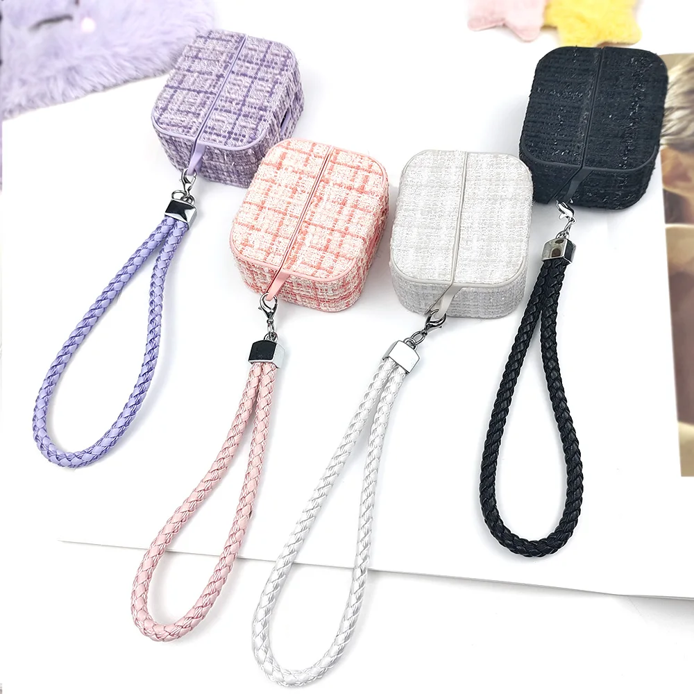 الدانتيل منقوشة الحبل واقية للبراعم 3/3 برو حقيبة سماعة الاذن ل Buds Core/2/2Pro/live/Pro/FE حقيبة سماعة الاذن