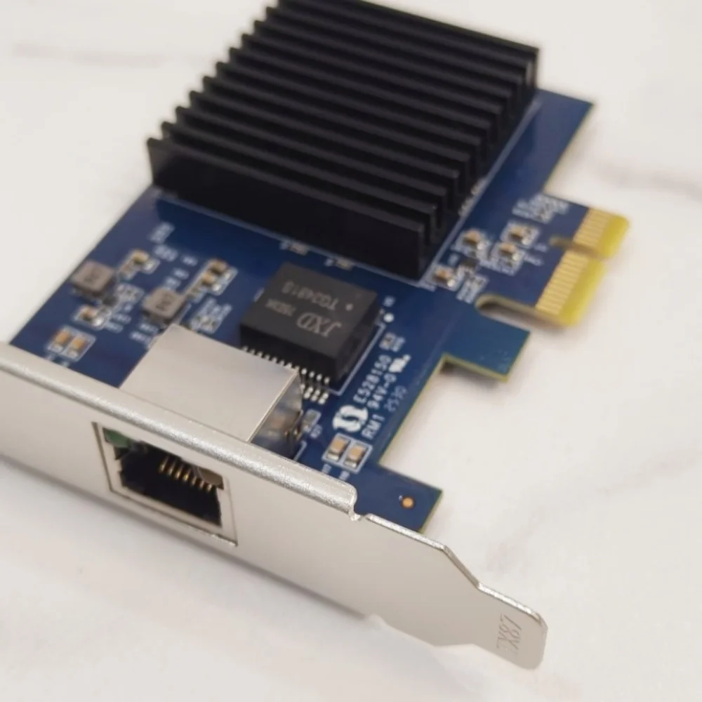 10G 단일 포트 TXA401- 리얼텍 RT8127 PCIe 1X 네트워크 카드 (LAN 기반 웨이크업 및 디스크리스 지원)