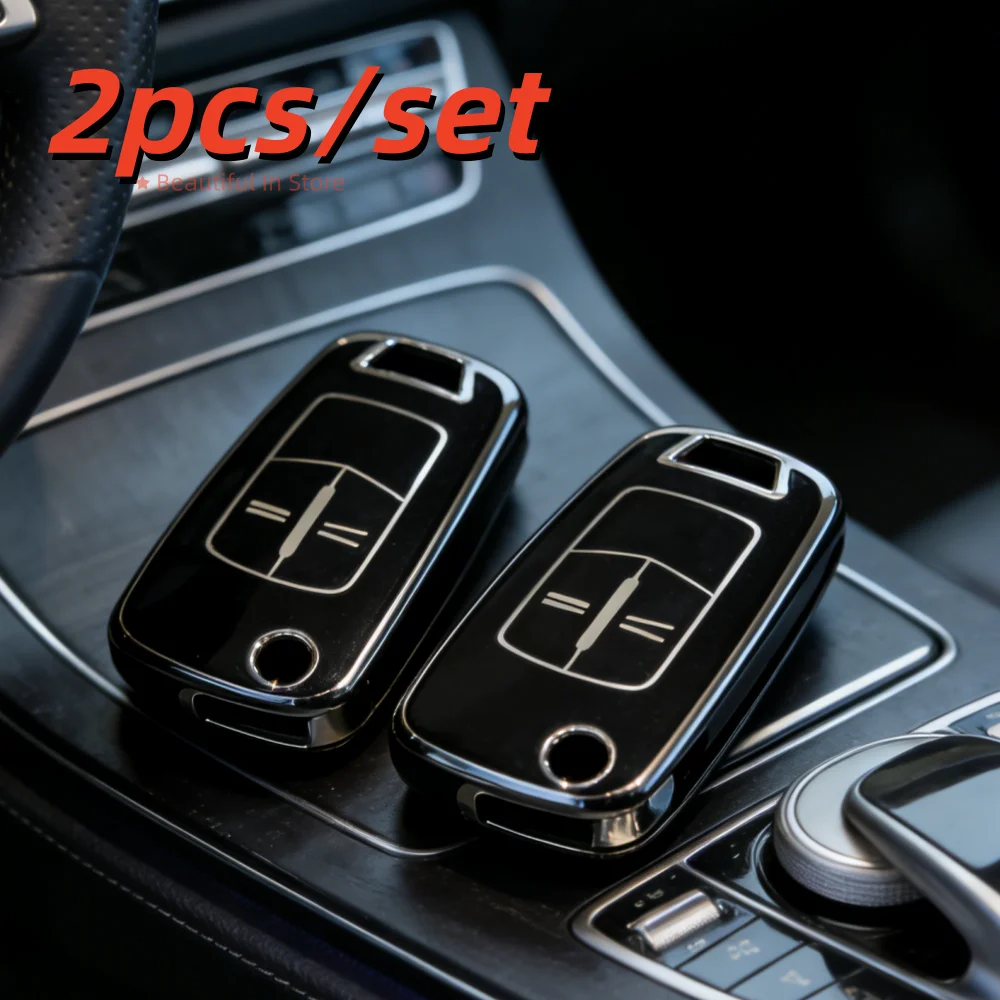 2pcs/lot Car Key Fob Cover For Vauxhall Opel Corsa Astra Vectra Signum H Vectra Car Key Case Covers