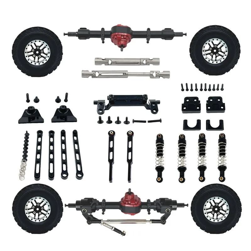 MN MODELO 1/12 MN82T LC79 MN82S MN82Pro MN82 RC coche Metal actualización Kit completo conjunto de piezas de repuesto