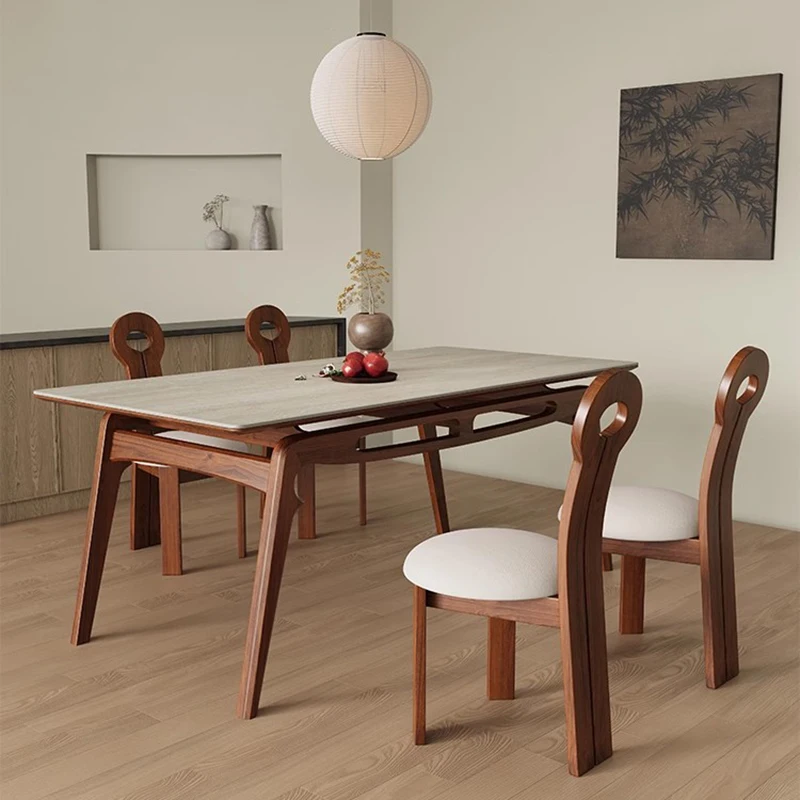 

Dining Table Modern Individual Kitchen Islands Living Room Center Dinning Tables Sets Luxury Mesa Plegable Furniture Chairs WX